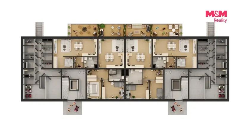 Prodej bytu 3+kk, Čestice, 75 m2