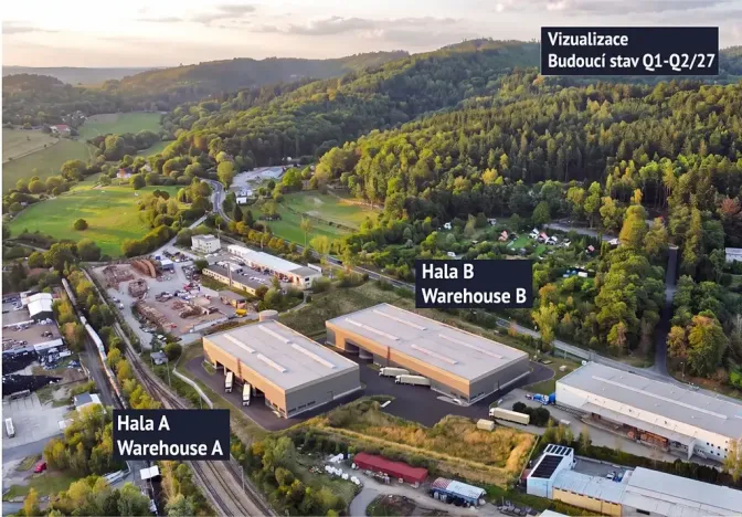 Pronájem skladu, Písek, 7000 m2