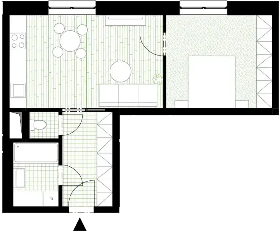 Prodej bytu 2+kk, Rychnov nad Kněžnou, Javornická, 50 m2