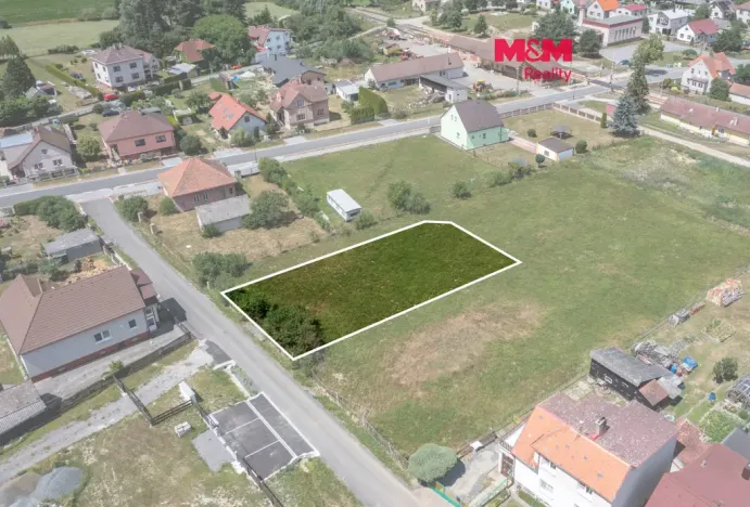 Prodej stavebního pozemku, 895 m², Spálené Poříčí, Lipnice