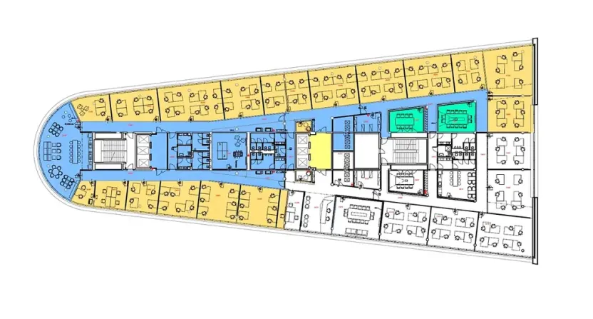 Pronájem kanceláře, Praha - Holešovice, Argentinská, 600 m2