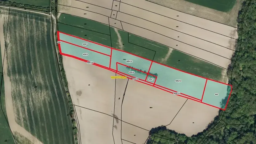 Prodej pozemku, 4786 m², Vysoké Chvojno
