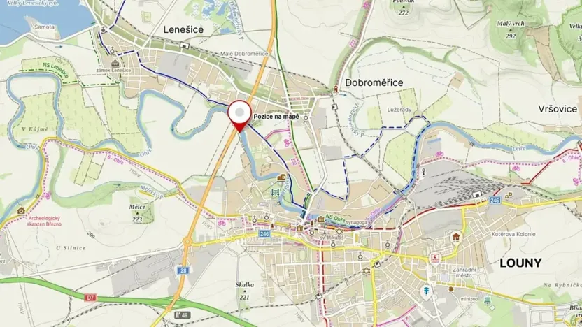 Prodej pole, Louny, 83 m2