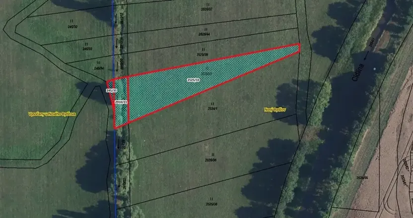 Prodej pozemku, 2090 m², Nový Bydžov