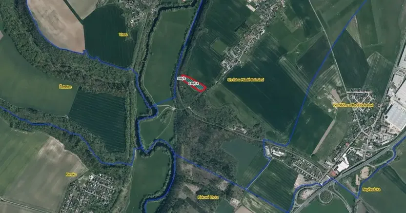 Prodej pole, Mladá Boleslav, 9158 m2