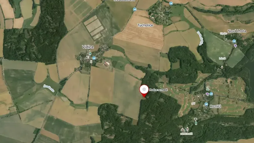 Prodej louky, Vidice, 7450 m2