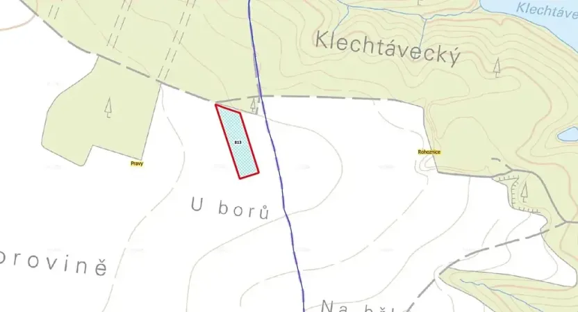 Prodej pole, Pravy, 3403 m2