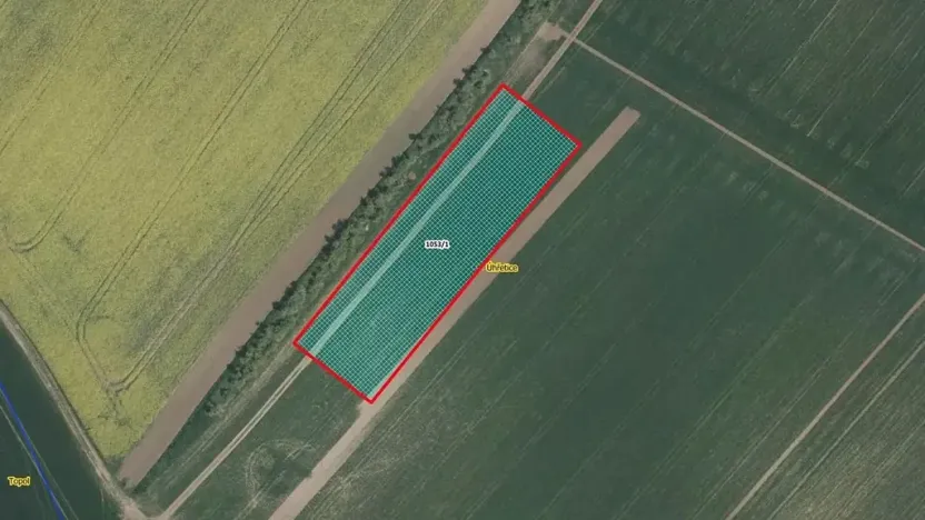 Prodej pole, Úhřetice, 3286 m2