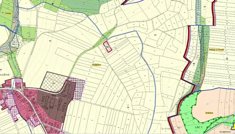 Prodej pole, Chrast, 2150 m2