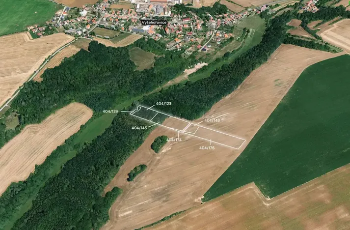 Prodej pole, 19741 m², Vyšehořovice
