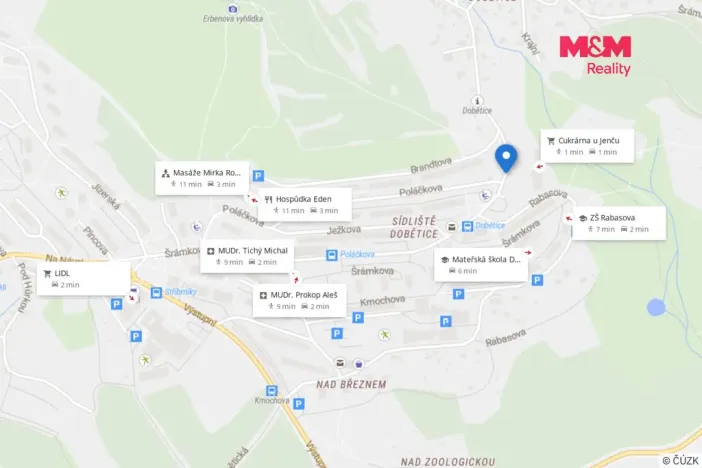 Pronájem bytu 2+kk, Ústí nad Labem, Šrámkova, 40 m2