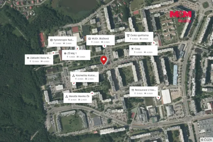 Pronájem bytu 4+1, České Budějovice - České Budějovice 2, M. Chlajna, 82 m2