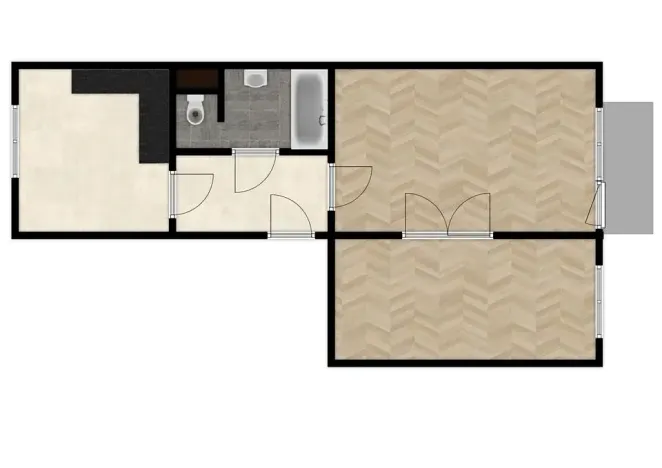 Pronájem bytu 2+1, Příbram, Edvarda Beneše, 58 m2