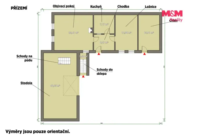 Prodej chalupy, Hradiště - Bezděkov, 54 m2