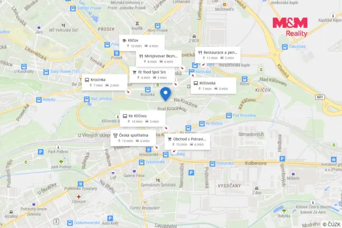 Prodej garáže, Praha, Na Krocínce, 18 m2