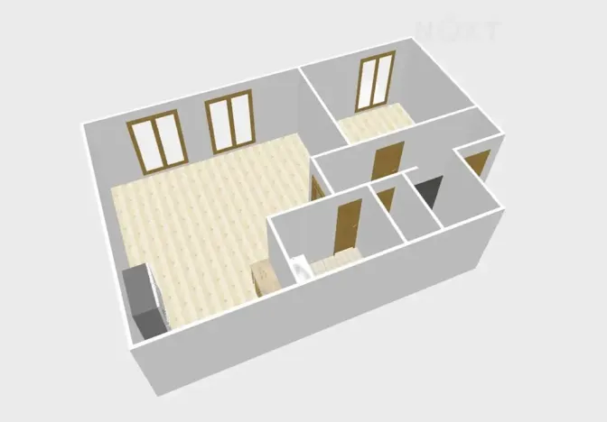 Prodej bytu 2+kk, Hluboká nad Vltavou, Masarykova, 55 m2