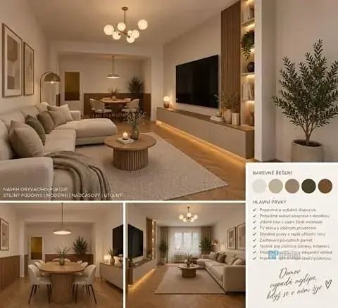 Prodej bytu 2+1, Praha - Letňany, Šumperská, 56 m2