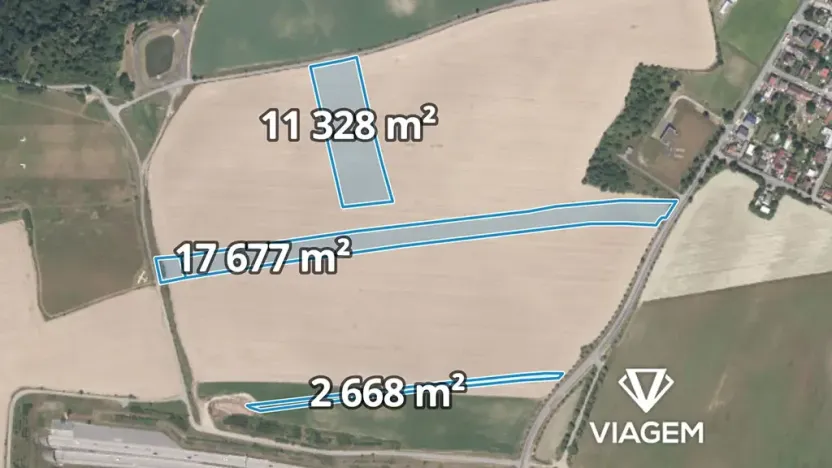 Prodej pole, 7918 m², Praha, Cholupice