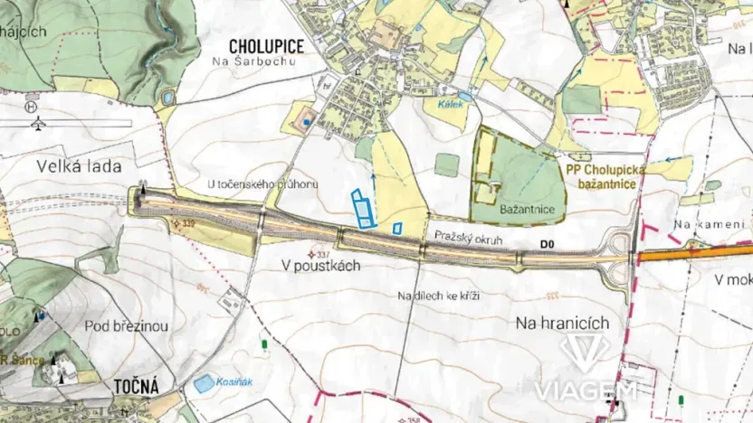 Prodej podílu pole, Praha - Cholupice, 2964 m2