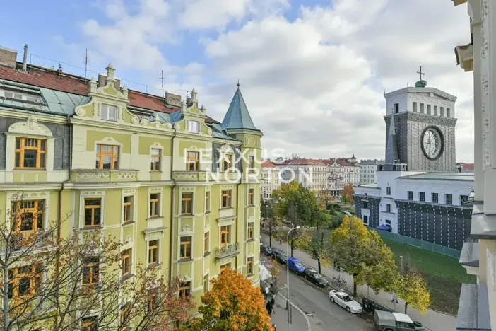 Pronájem bytu 2+kk, Praha - Vinohrady, náměstí Jiřího z Poděbrad, 56 m2