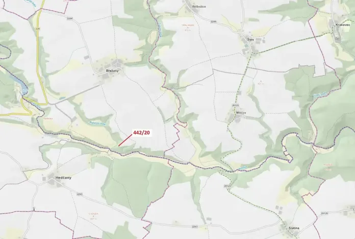 Dražba lesa, 33 m², Břežany