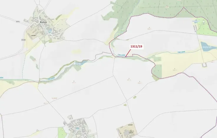 Dražba lesa, Myslibořice, 154 m2