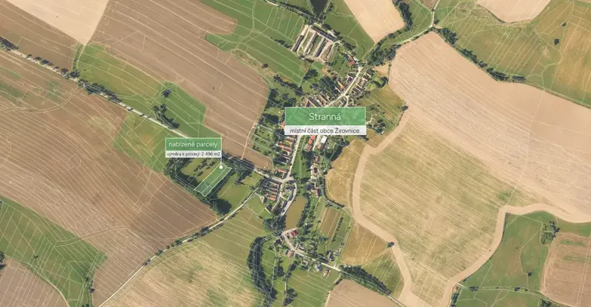 Prodej podílu pozemku pro bydlení, Žirovnice, 2497 m2
