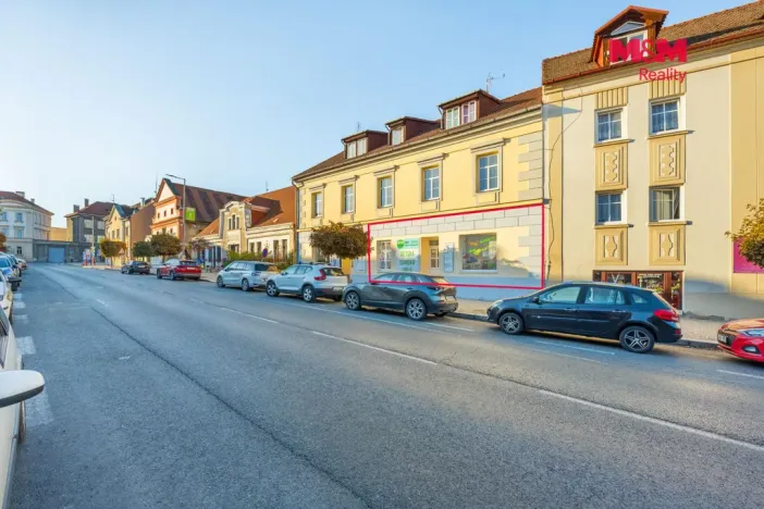 Pronájem obchodního prostoru, Slaný, Palackého, 70 m2