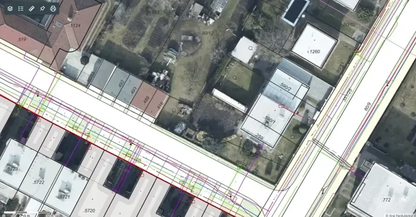 Prodej pozemku pro bydlení, Pardubice, Radiomechaniků, 320 m2