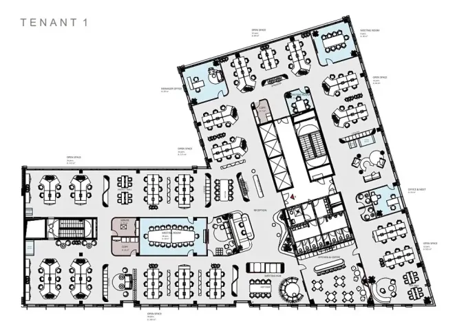Pronájem kanceláře, Praha - Smíchov, Plzeňská, 1000 m2