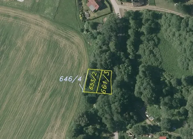 Prodej pozemku, Horní Stropnice - Šejby, 704 m2