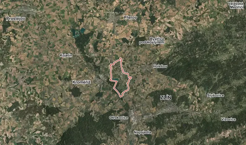 Prodej pole, Hulín, 508 m2