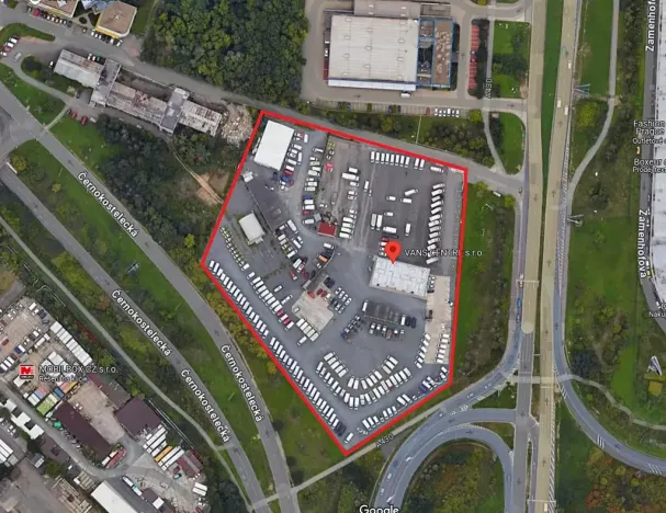 Pronájem komerčního pozemku, Praha - Štěrboholy, Průmyslová, 1000 m2