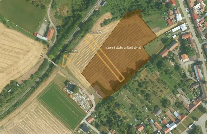 Prodej podílu pozemku pro bydlení, Ivanovice na Hané, 757 m2
