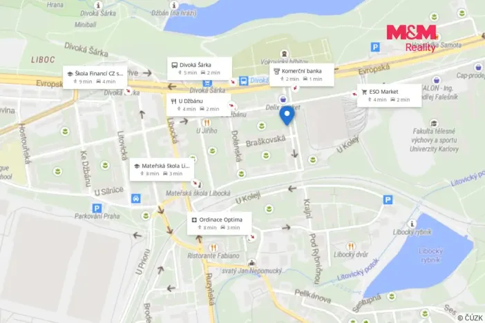 Prodej bytu 2+kk, Praha - Liboc, Za vokovickou vozovnou, 43 m2
