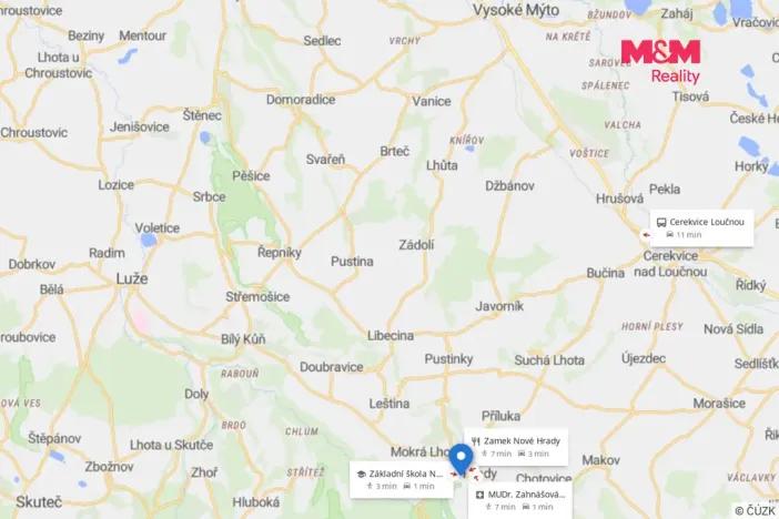 Prodej rodinného domu, Nové Hrady, 500 m2