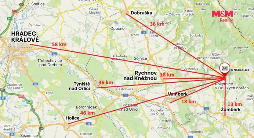 Prodej bytu 2+1, Rokytnice v Orlických horách, U Nádraží, 57 m2