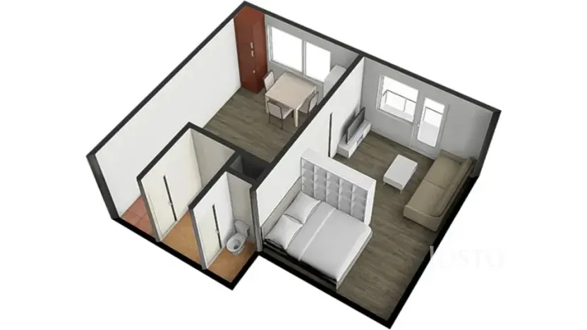 Prodej bytu 1+1, Písek, Harantova, 36 m2