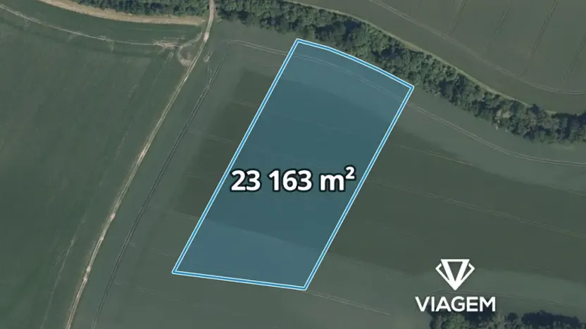 Prodej podílu pole, Budiměřice, 3860 m2