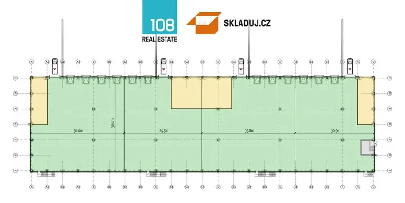 Pronájem skladu, Plzeň, Jateční, 2000 m2