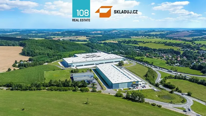 Pronájem skladu, Ostředek, 6800 m2