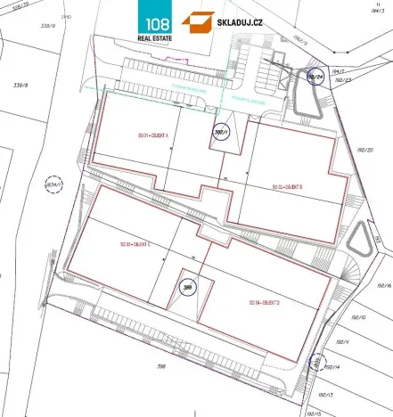 Pronájem skladu, Divišov, 2400 m2