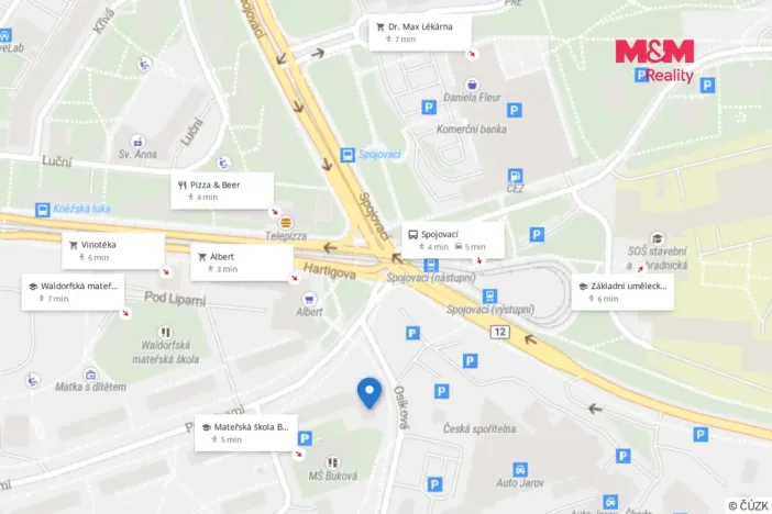 Prodej bytu 2+1, Praha - Žižkov, Osiková, 53 m2