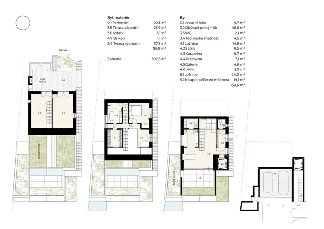 Prodej rodinného domu, Lelekovice, Zahumení, 151 m2