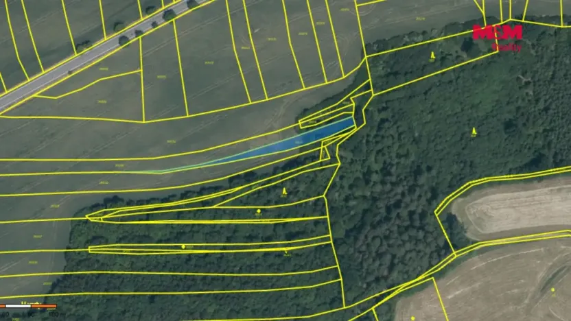 Prodej pole, Zruč nad Sázavou, 921 m2