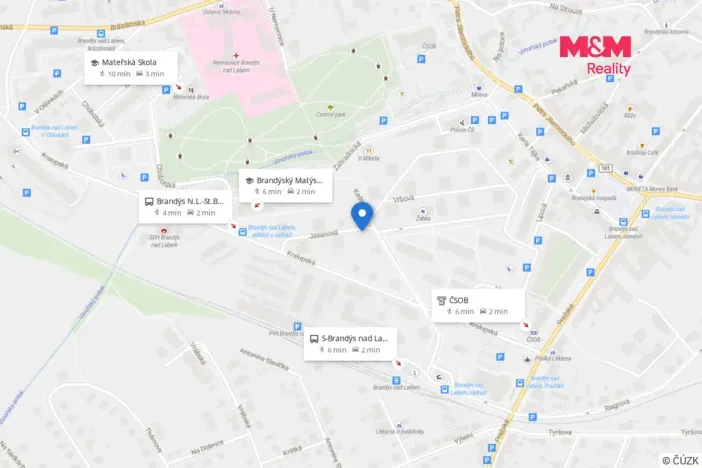 Prodej bytu 3+1, Brandýs nad Labem-Stará Boleslav, Jasanová, 81 m2
