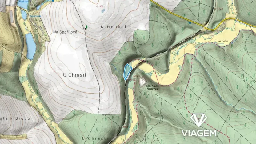 Prodej podílu lesa, Břevnice, 1786 m2