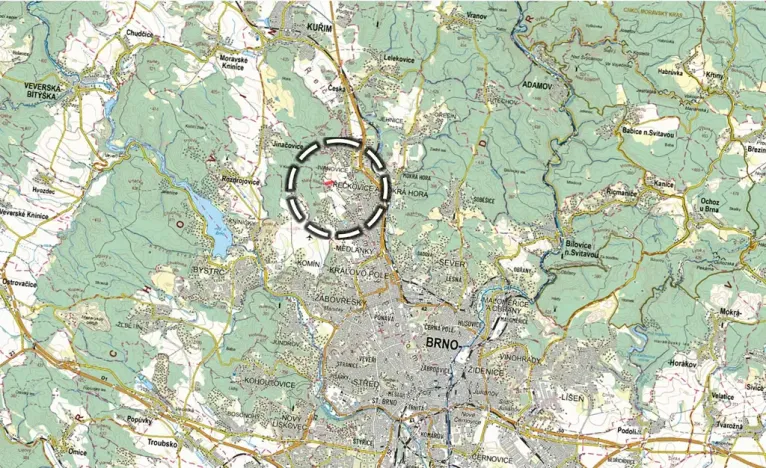 Prodej podílu komerčního pozemku, Brno, 3700 m2