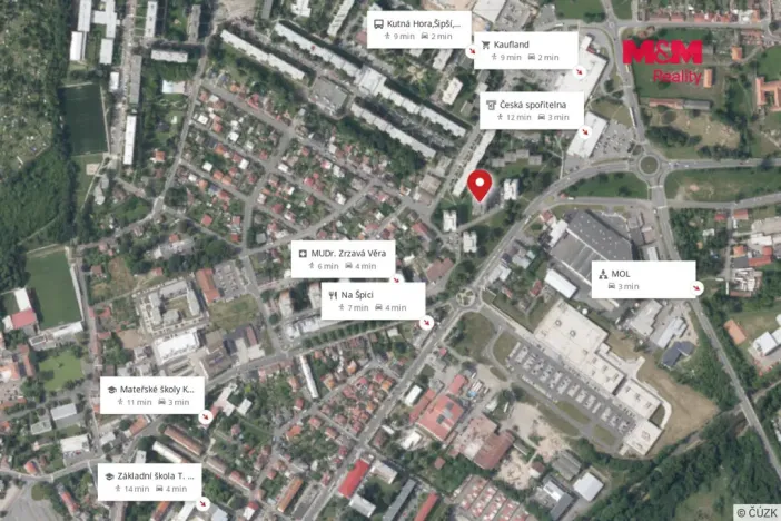 Prodej bytu 2+1, Kutná Hora - Šipší, Na Studních, 59 m2