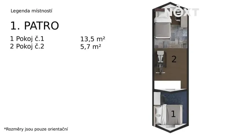 Prodej chaty, Popůvky, 67 m2